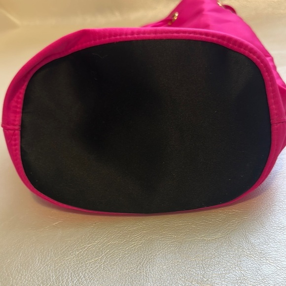 Prada Pink Velvet Backpack with Drawstring Closure - Picture 6 of 11